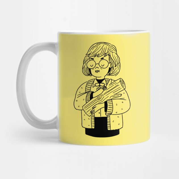 Log Lady by Seanyboy Draws